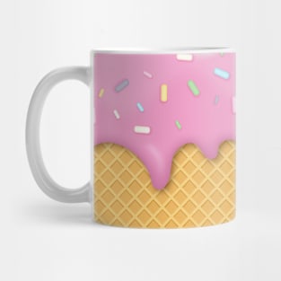 Pink ice cream pattern Mug